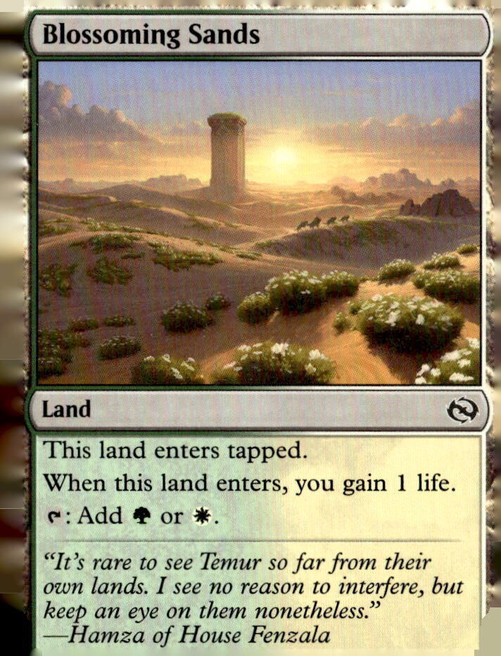 Tarkir: Dragonstorm #251 Blossoming Sands