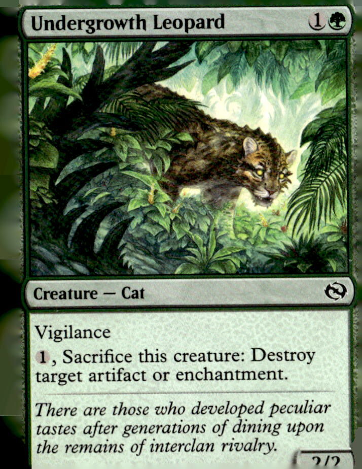 Tarkir: Dragonstorm #165 Undergrowth Leopard
