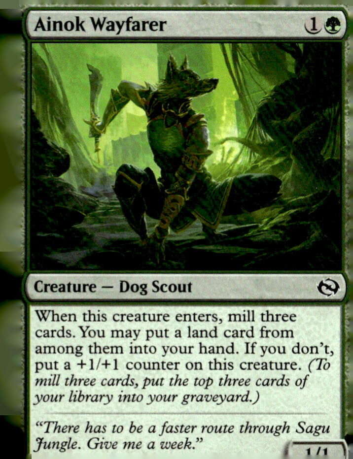 Tarkir: Dragonstorm #134 Ainok Wayfarer