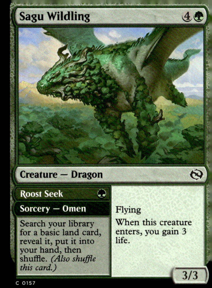 Tarkir: Dragonstorm #157 Sagu Wildling
