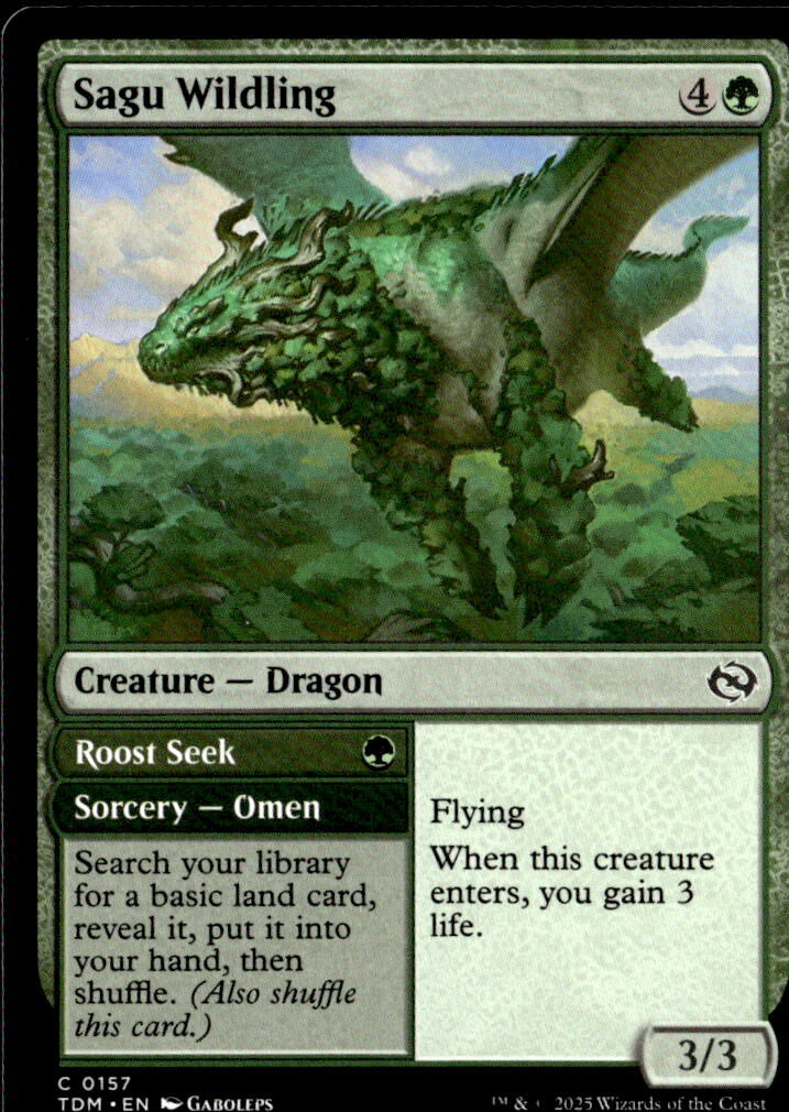 Tarkir: Dragonstorm #157 Sagu Wildling