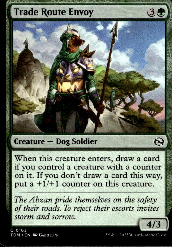 Tarkir: Dragonstorm #163 Trade Route Envoy