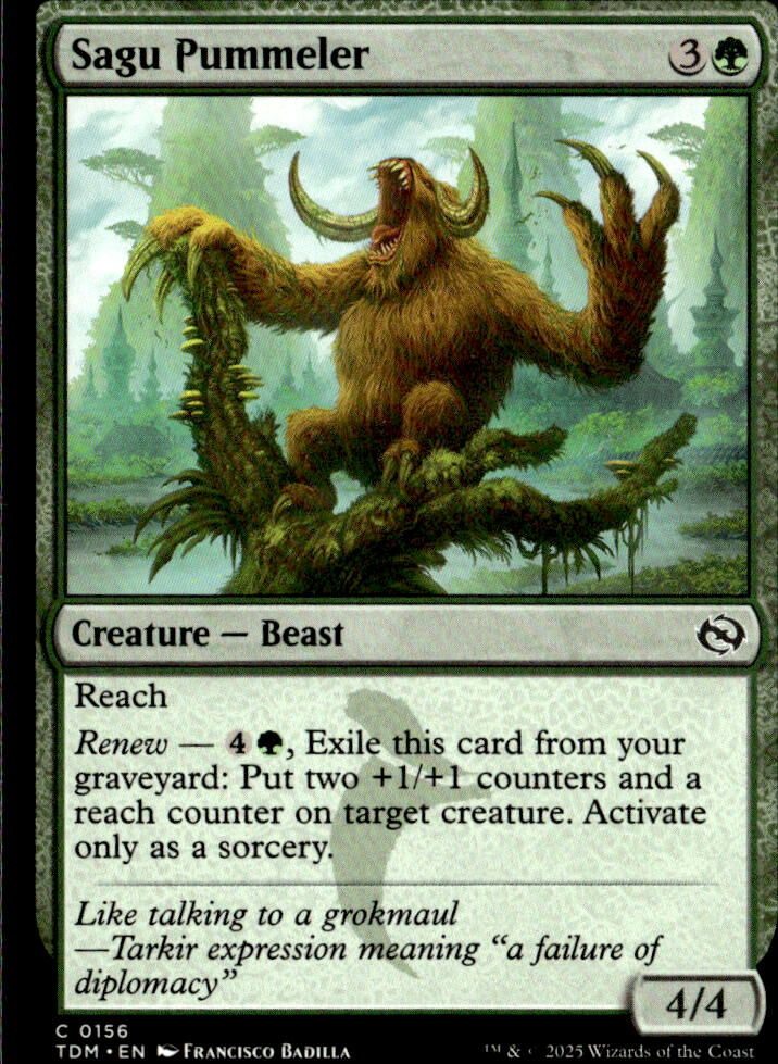 Tarkir: Dragonstorm #156 Sagu Pummeler