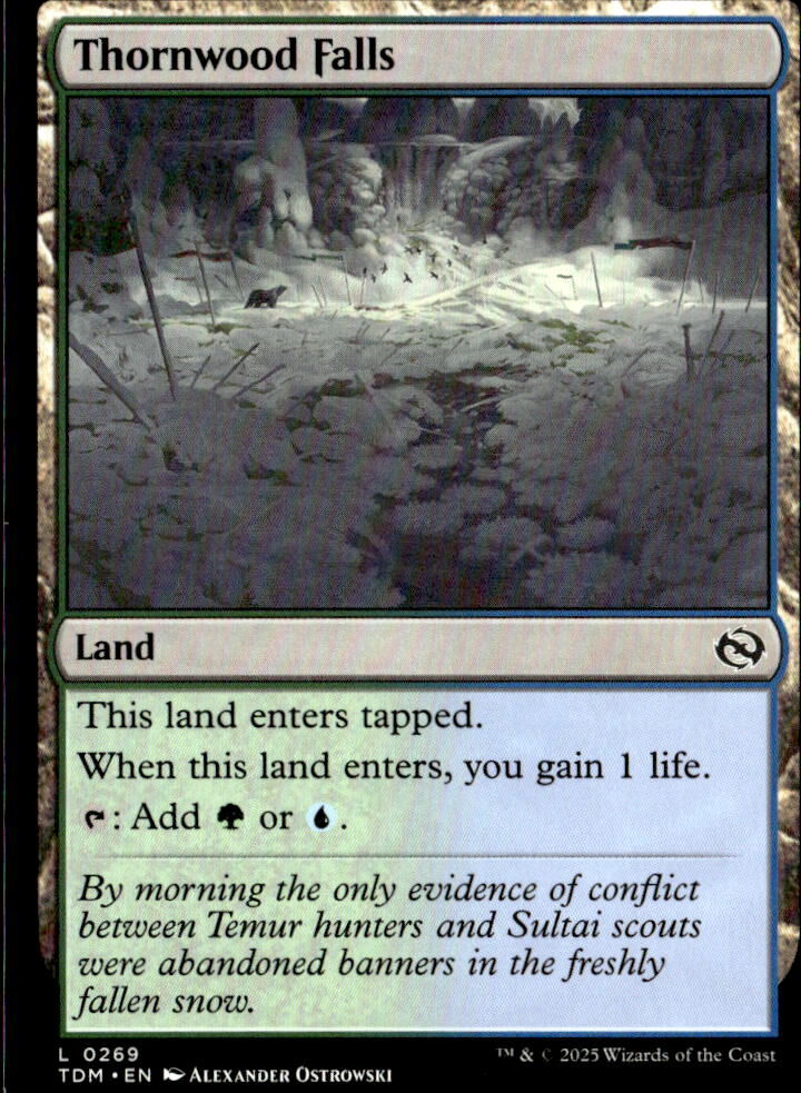 Tarkir: Dragonstorm #269 Thornwood Falls