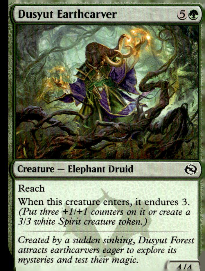 Tarkir: Dragonstorm #141 Dusyut Earthcarver