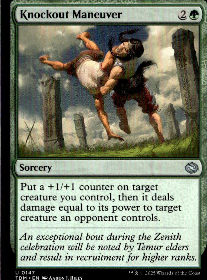 Tarkir: Dragonstorm #147 Knockout Maneuver