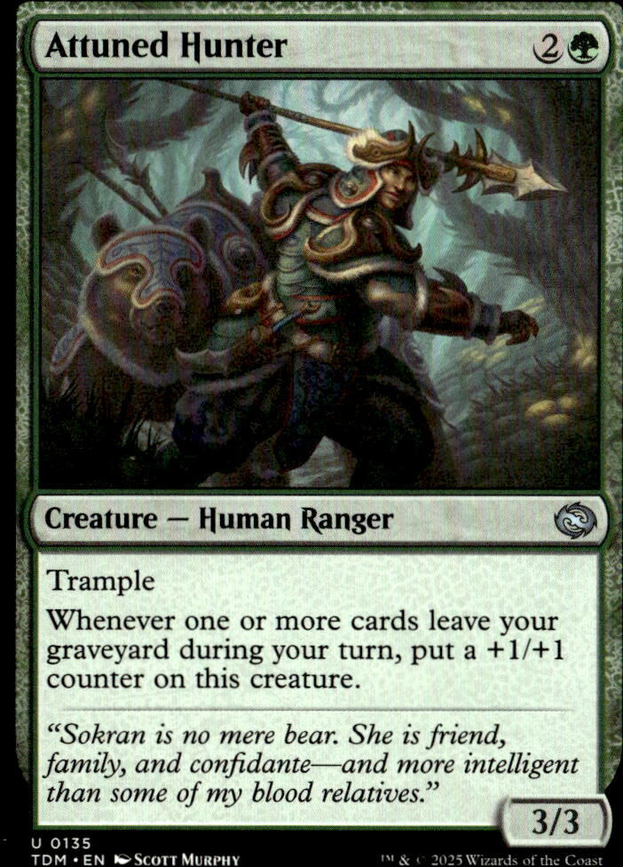 Tarkir: Dragonstorm #135 Attuned Hunter