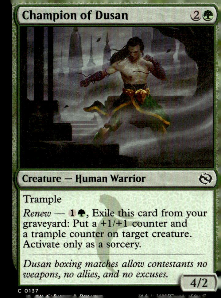 Tarkir: Dragonstorm #137 Champion of Dusan