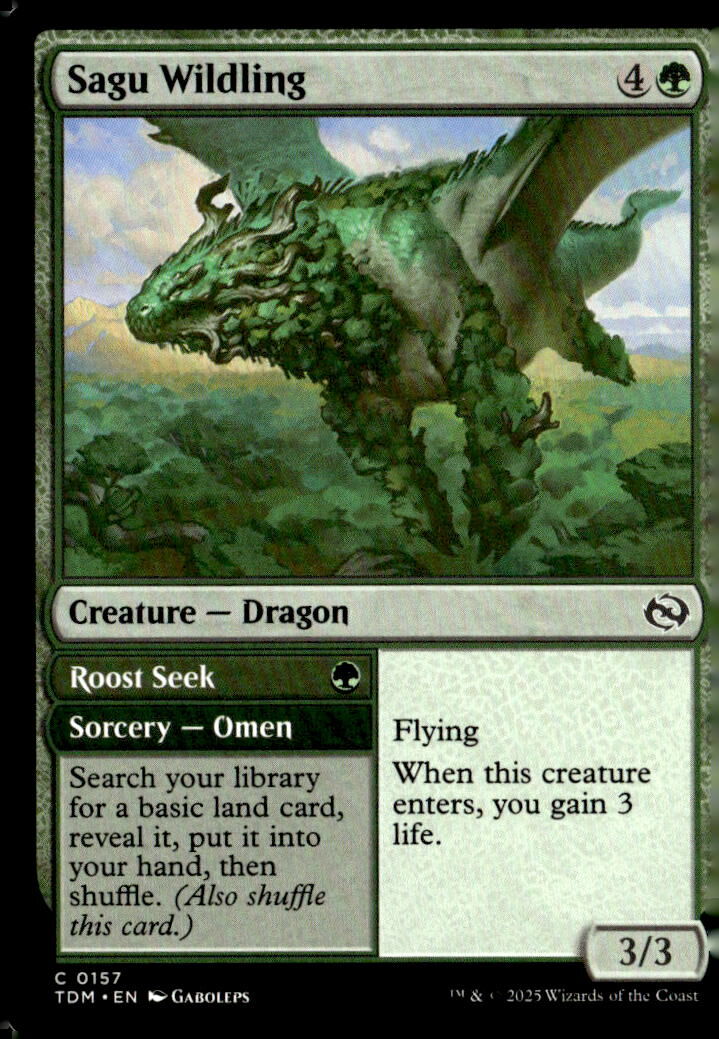 Tarkir: Dragonstorm #157 Sagu Wildling