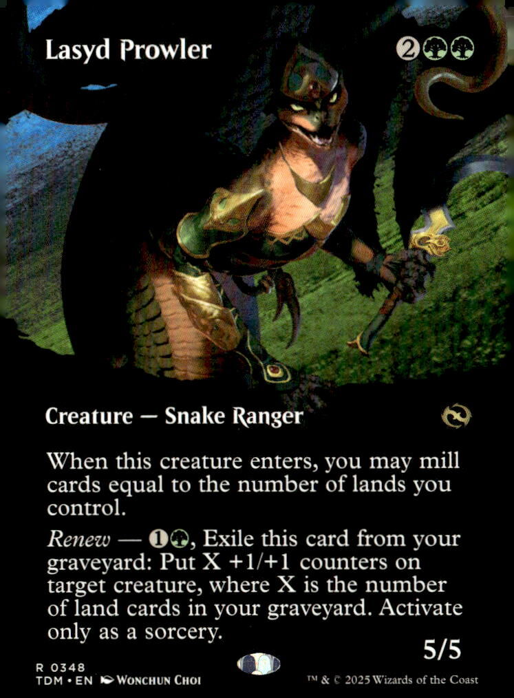 Tarkir: Dragonstorm #348 Lasyd Prowler (Borderless)