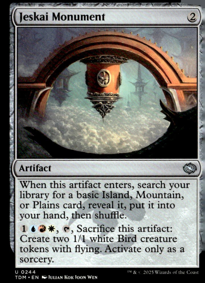 Tarkir: Dragonstorm #244 Jeskai Monument