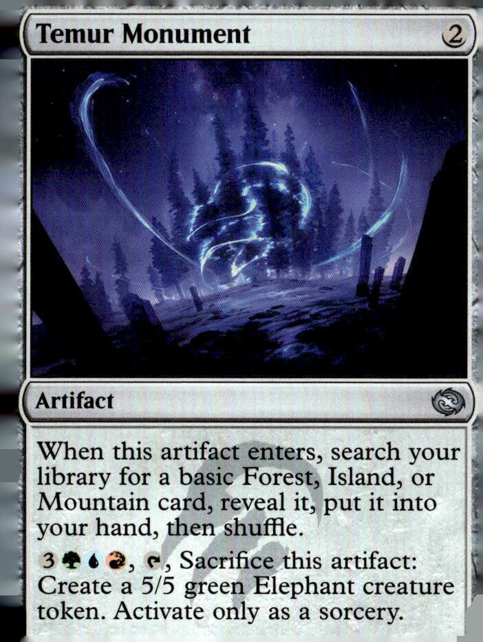 Tarkir: Dragonstorm #248 Temur Monument