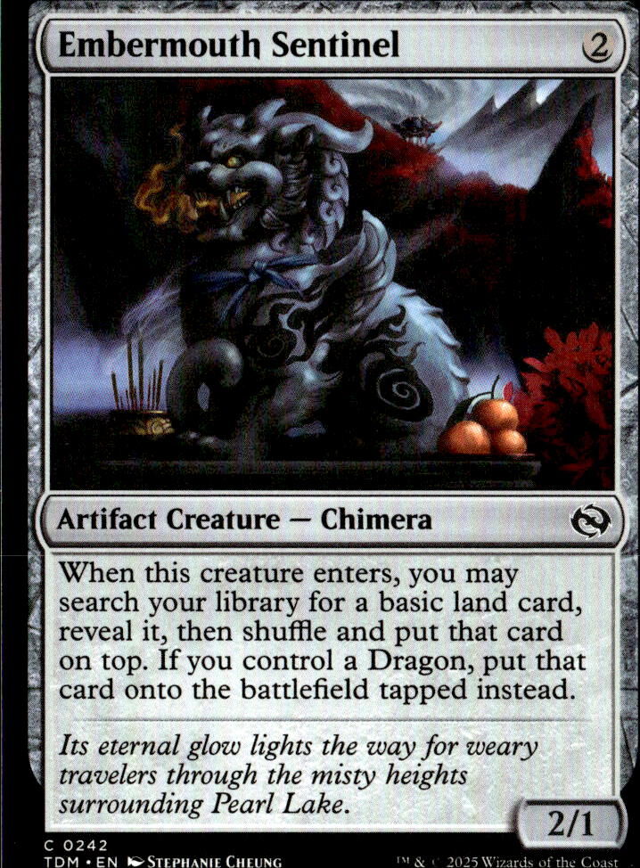 Tarkir: Dragonstorm #242 Embermouth Sentinel