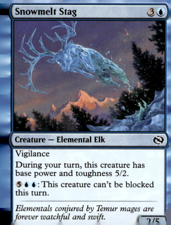 Tarkir: Dragonstorm #57 Snowmelt Stag