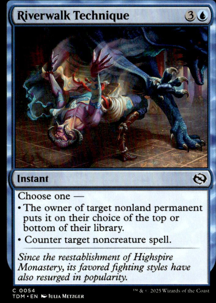 Tarkir: Dragonstorm #54 Riverwalk Technique