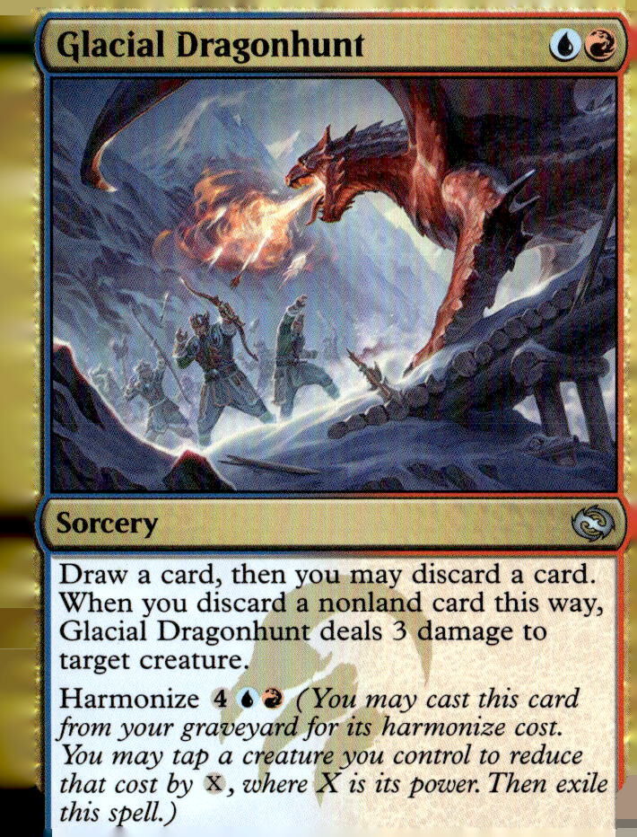 Tarkir: Dragonstorm #188 Glacial Dragonhunt