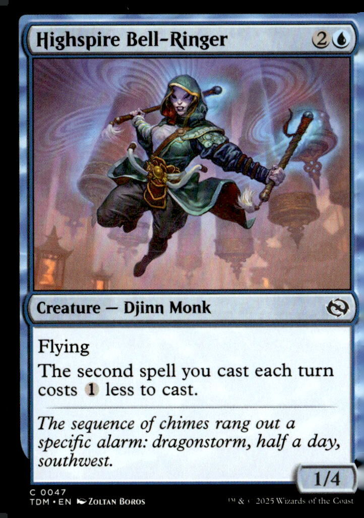 Tarkir: Dragonstorm #47 Highspire Bell-Ringer