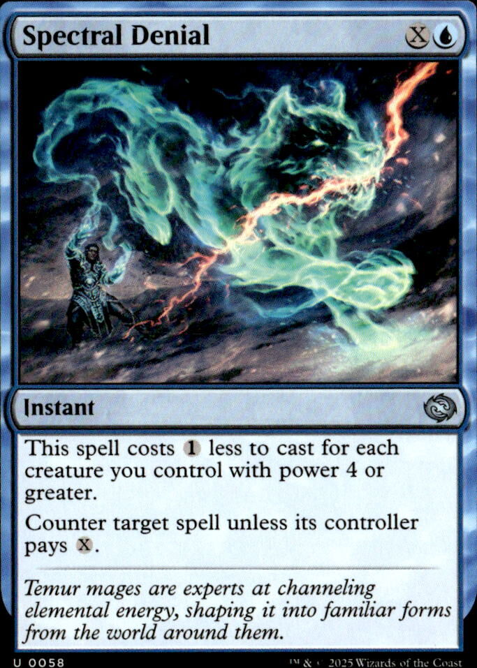 Tarkir: Dragonstorm #58 Spectral Denial