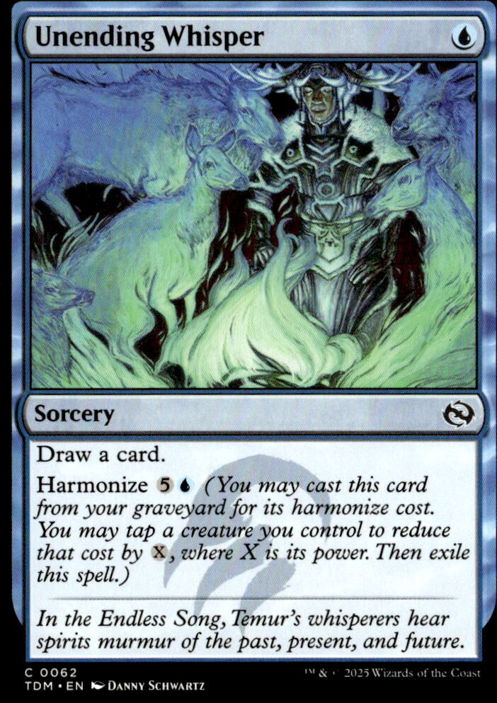 Tarkir: Dragonstorm #62 Unending Whisper