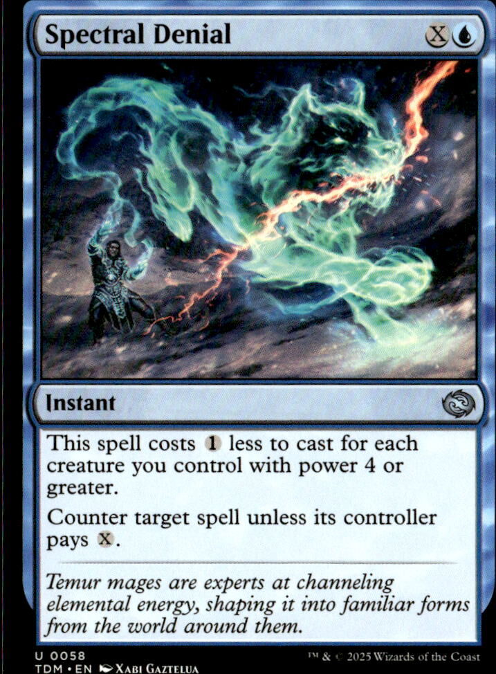 Tarkir: Dragonstorm #58 Spectral Denial