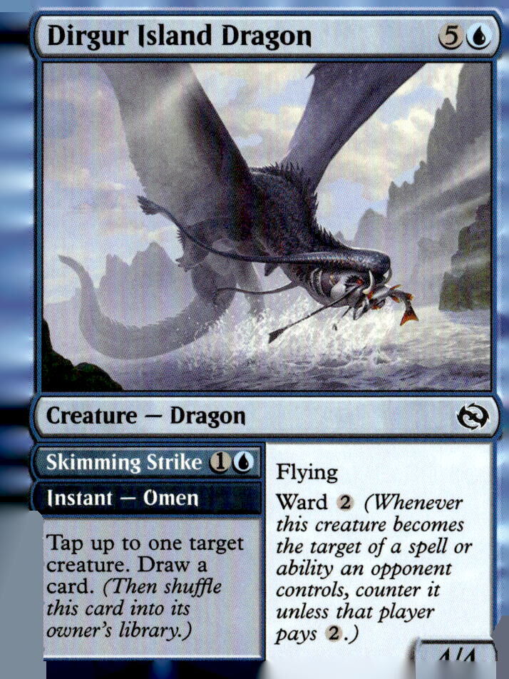 Tarkir: Dragonstorm #40 Dirgur Island Dragon