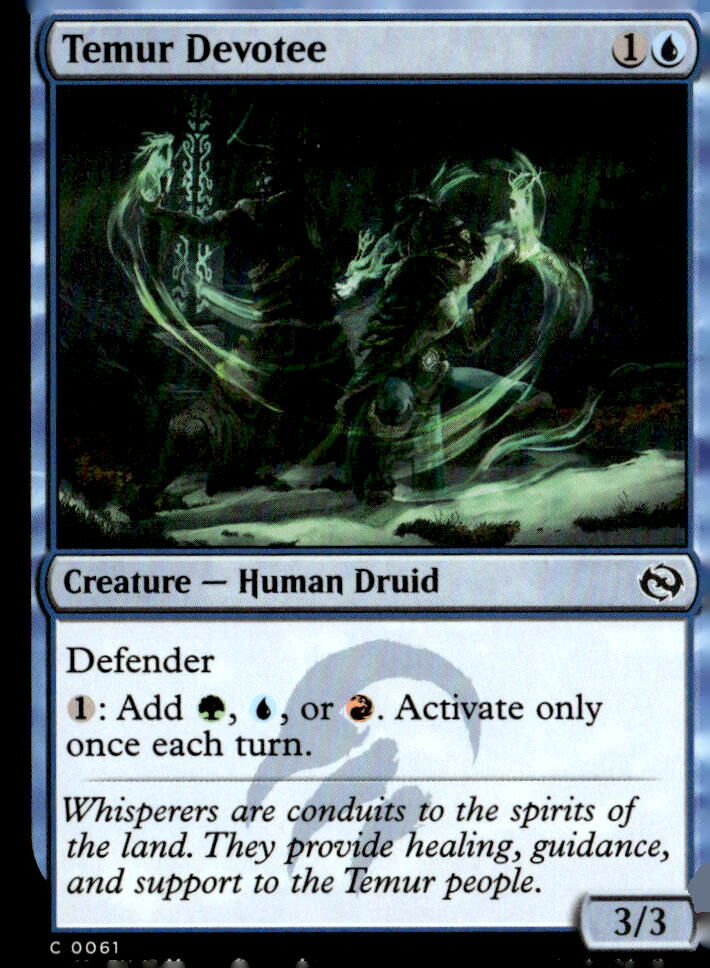 Tarkir: Dragonstorm #61 Temur Devotee