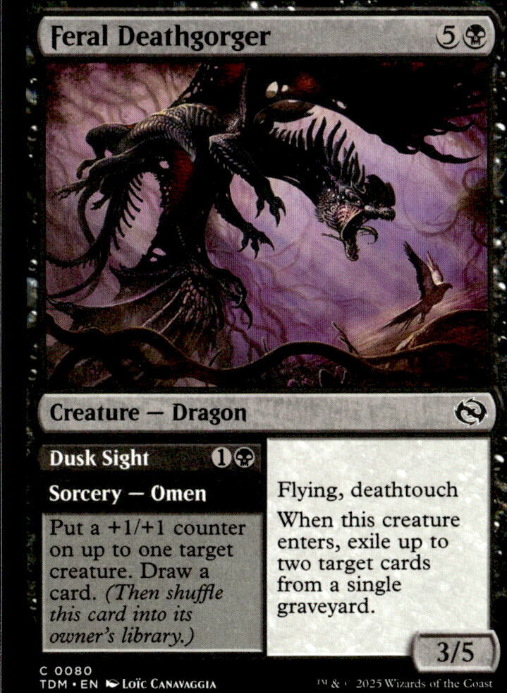 Tarkir: Dragonstorm #80 Feral Deathgorger