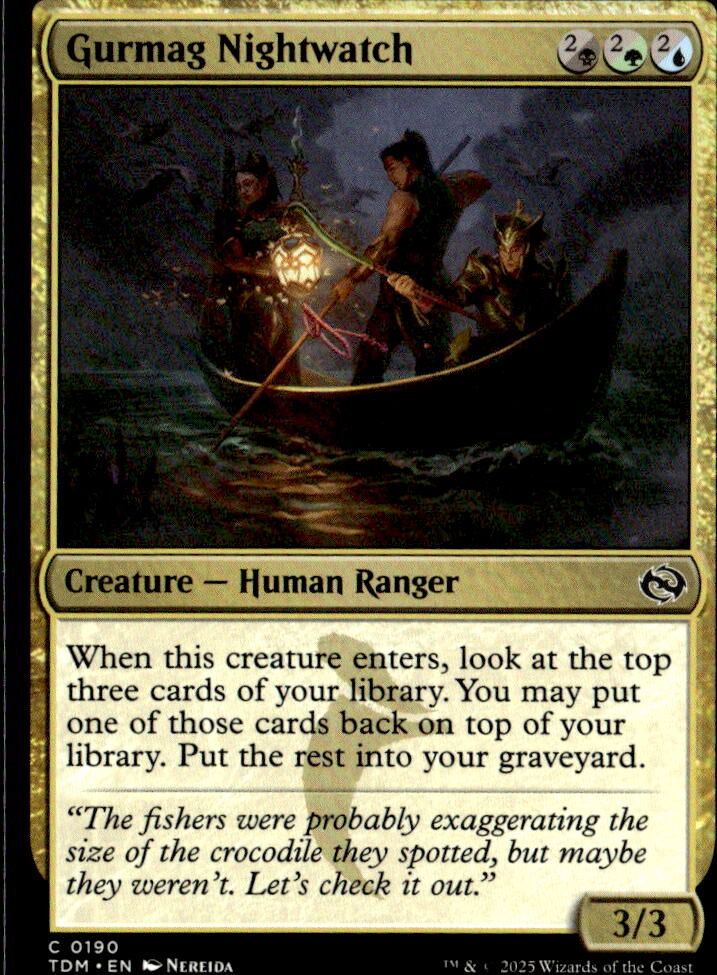 Tarkir: Dragonstorm #190 Gurmag Nightwatch