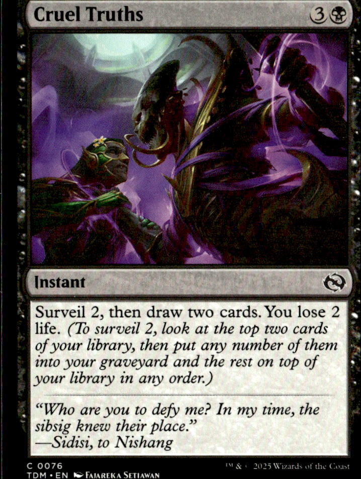 Tarkir: Dragonstorm #76 Cruel Truths