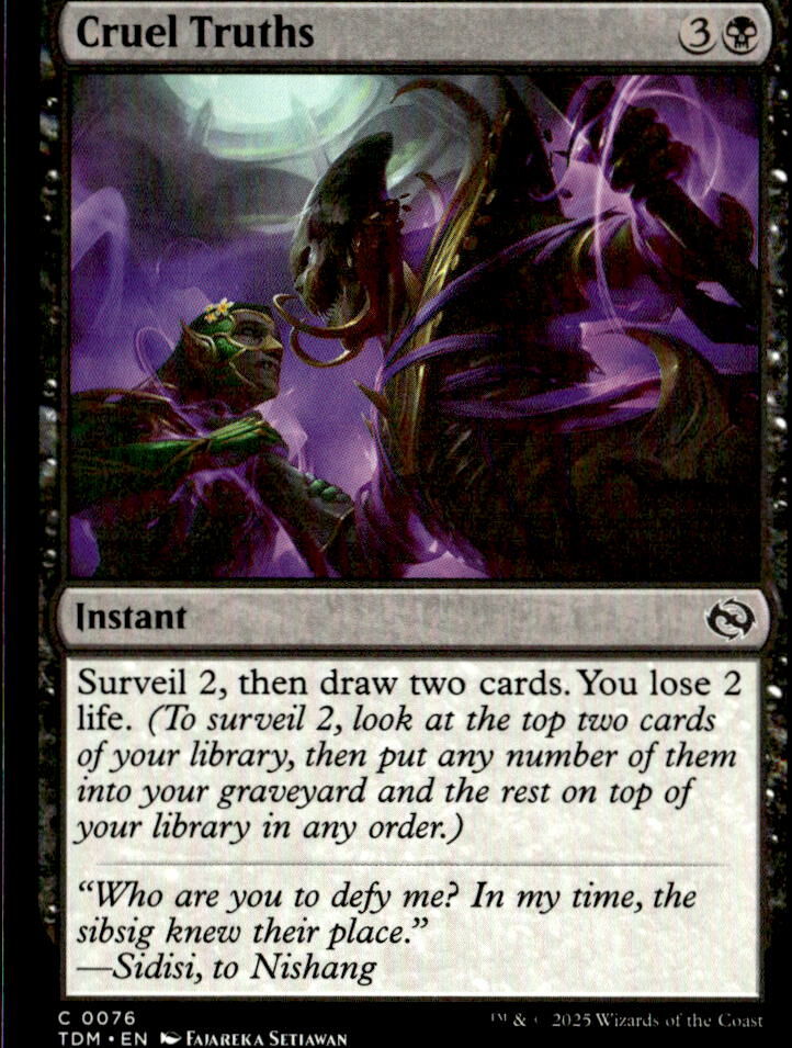 Tarkir: Dragonstorm #76 Cruel Truths