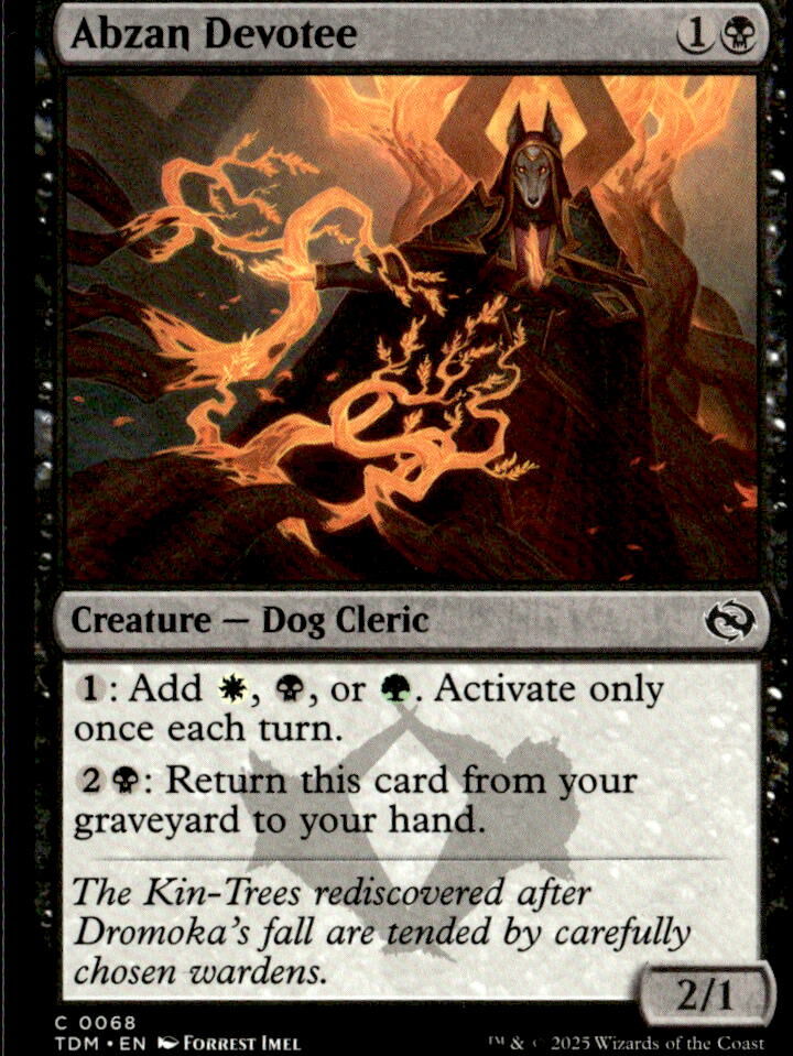 Tarkir: Dragonstorm #68 Abzan Devotee