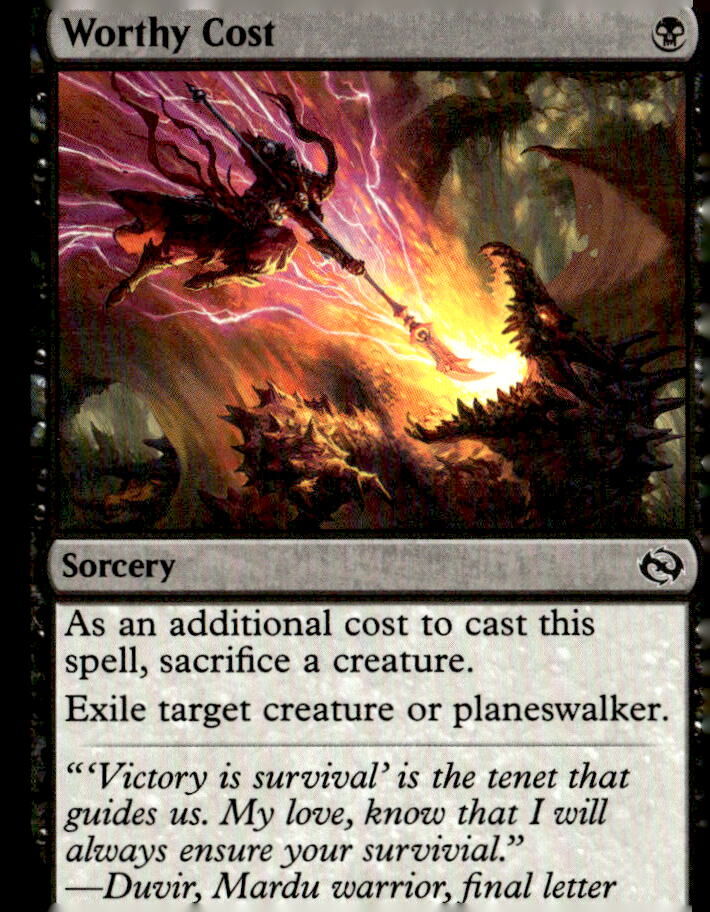 Tarkir: Dragonstorm #99 Worthy Cost