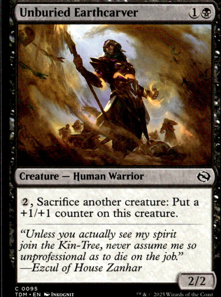 Tarkir: Dragonstorm #95 Unburied Earthcarver