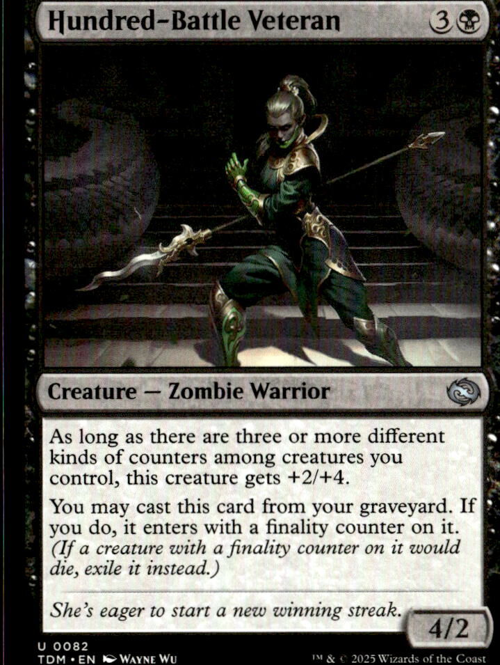 Tarkir: Dragonstorm #82 Hundred-Battle Veteran