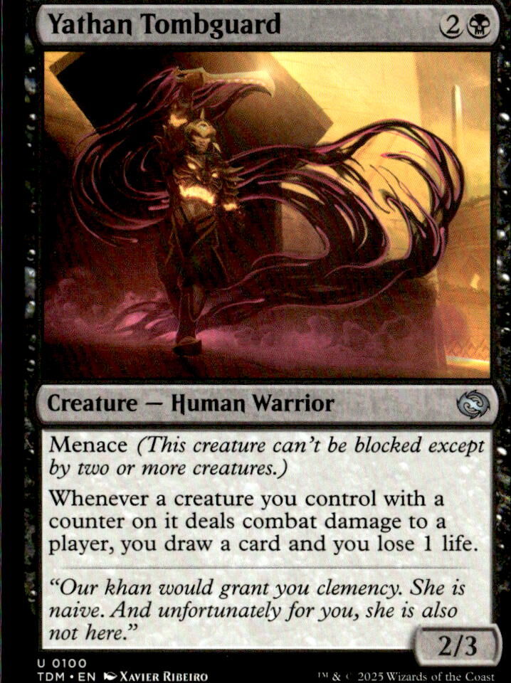 Tarkir: Dragonstorm #100 Yathan Tombguard