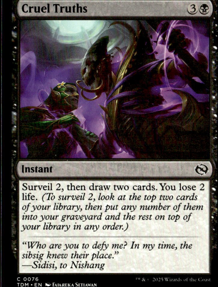 Tarkir: Dragonstorm #76 Cruel Truths