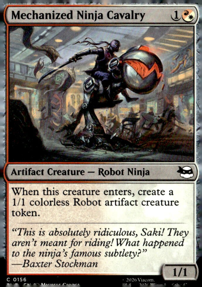 Teenage Mutant Ninja Turtles #156 Mechanized Ninja Cavalry