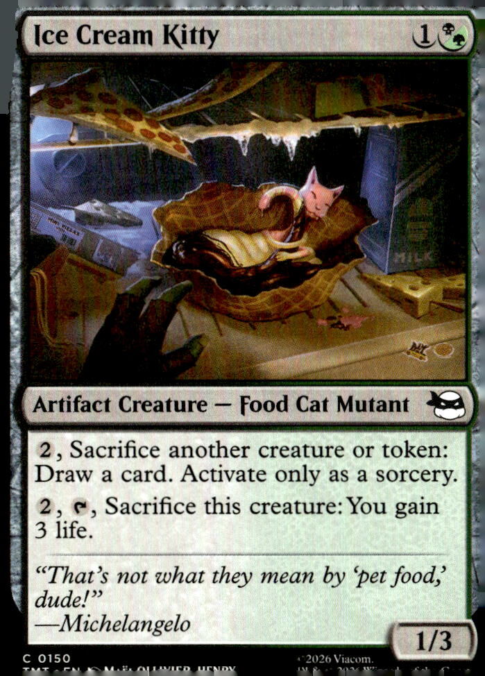 Teenage Mutant Ninja Turtles #150 Ice Cream Kitty