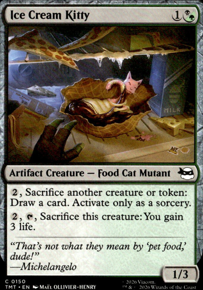 Teenage Mutant Ninja Turtles #150 Ice Cream Kitty