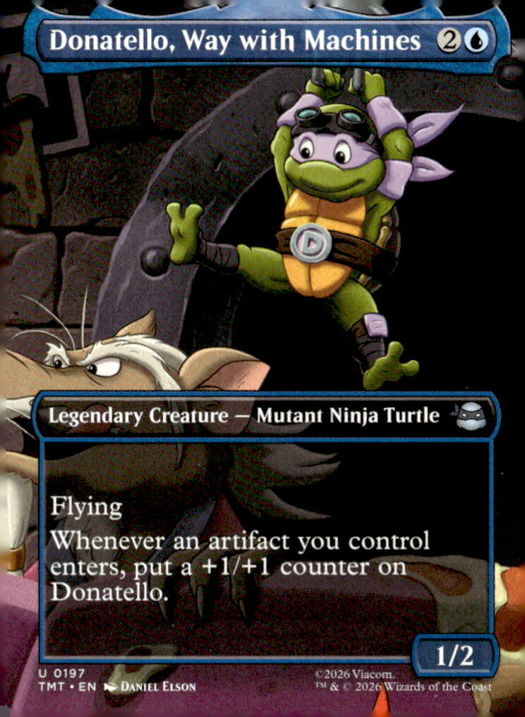 Teenage Mutant Ninja Turtles #197 Donatello, Way with Machines (Borderless)