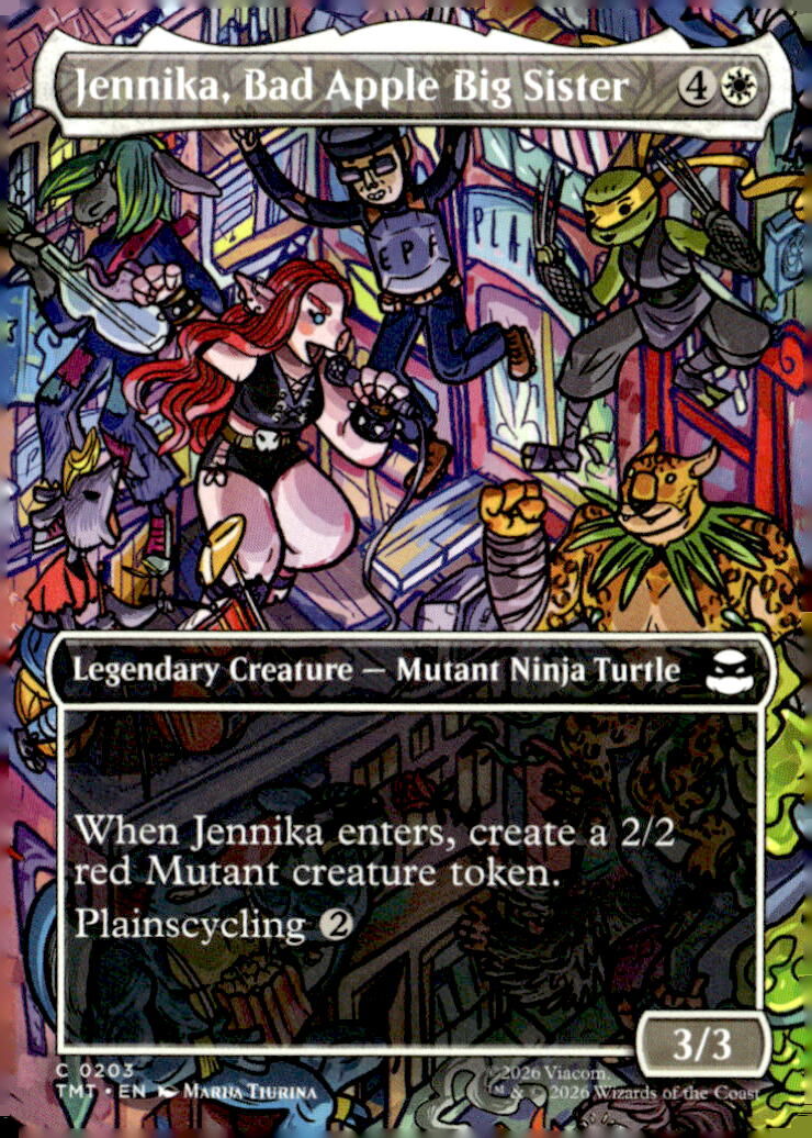 Teenage Mutant Ninja Turtles #203 Jennika, Bad Apple Big Sister (Borderless)