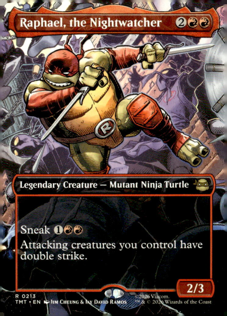 Teenage Mutant Ninja Turtles #213 Raphael, the Nightwatcher (Borderless)