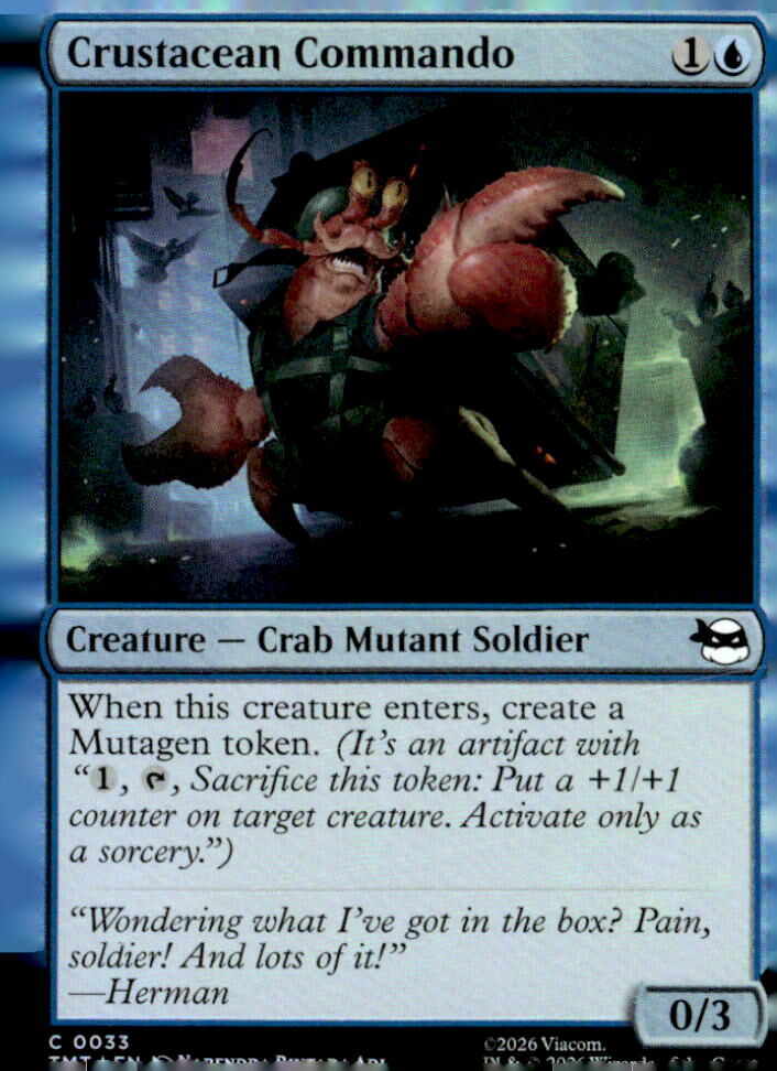 Teenage Mutant Ninja Turtles #33 Crustacean Commando