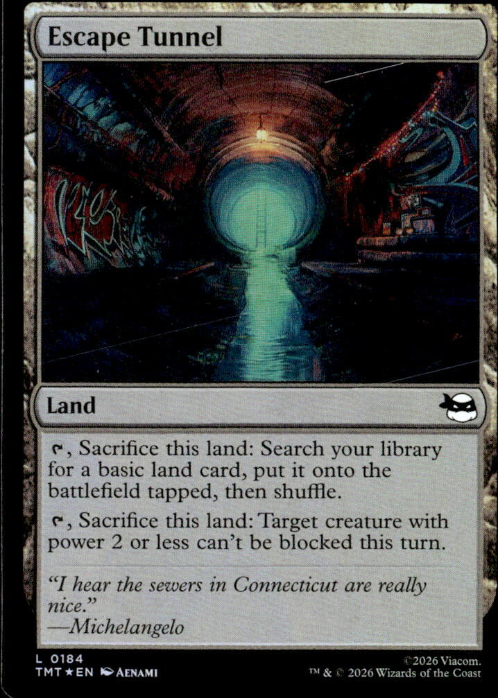 Teenage Mutant Ninja Turtles #184 Escape Tunnel