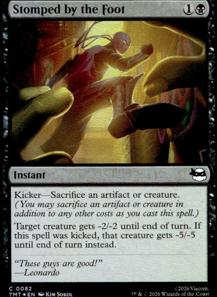 Teenage Mutant Ninja Turtles #82 Stomped by the Foot