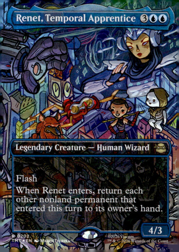 Teenage Mutant Ninja Turtles #202 Renet, Temporal Apprentice (Borderless)