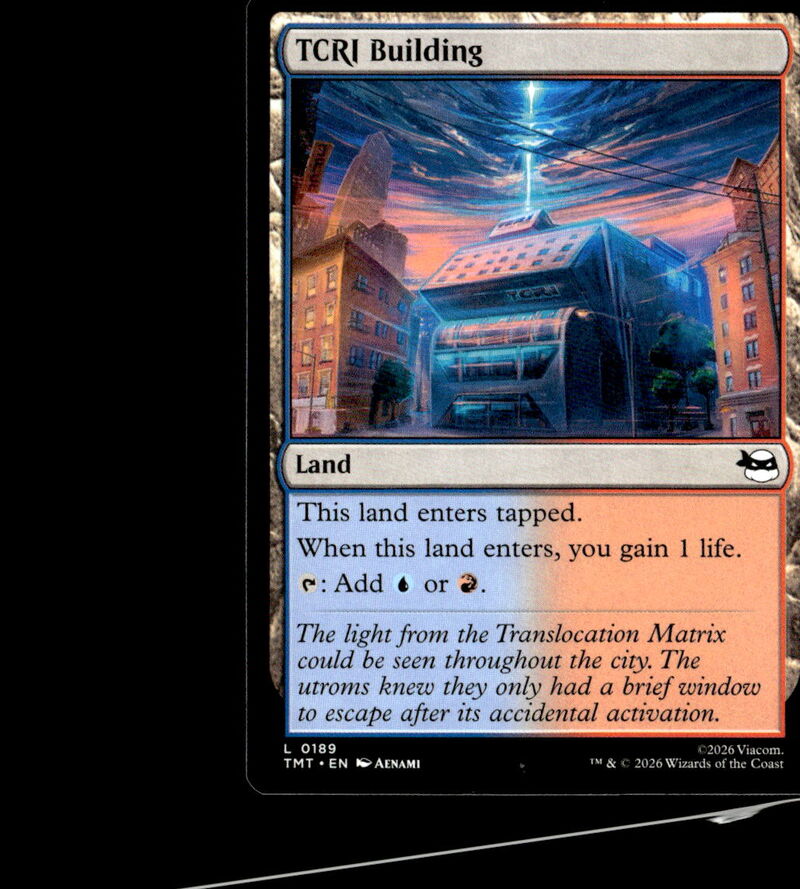 Teenage Ninja Mutant Turtles #189 TCRI Building's Edition #280