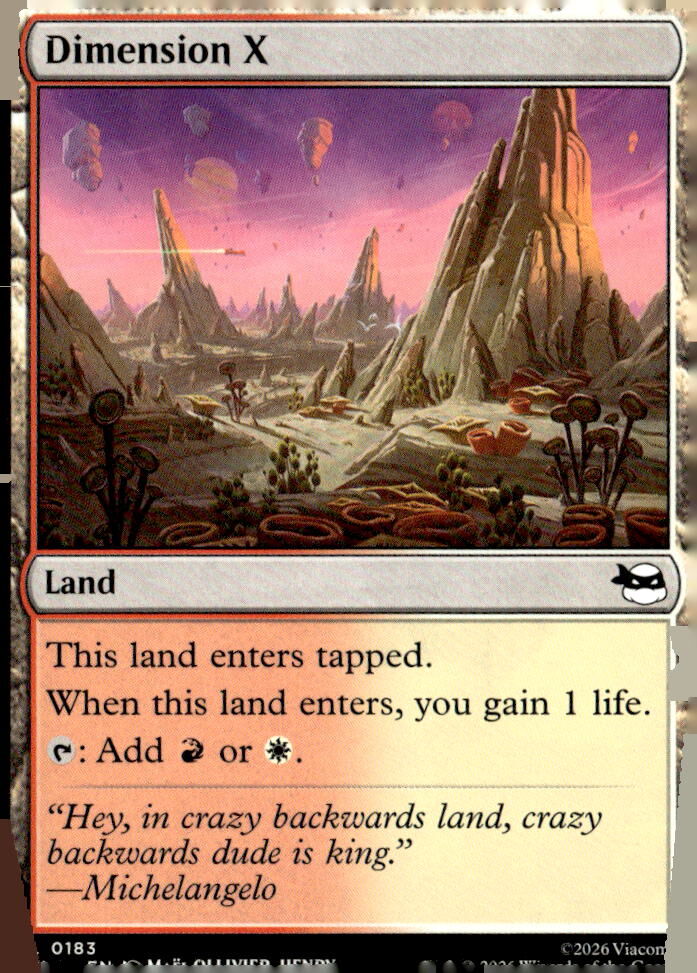 Teenage Mutant Ninja Turtles #183 Dimension X