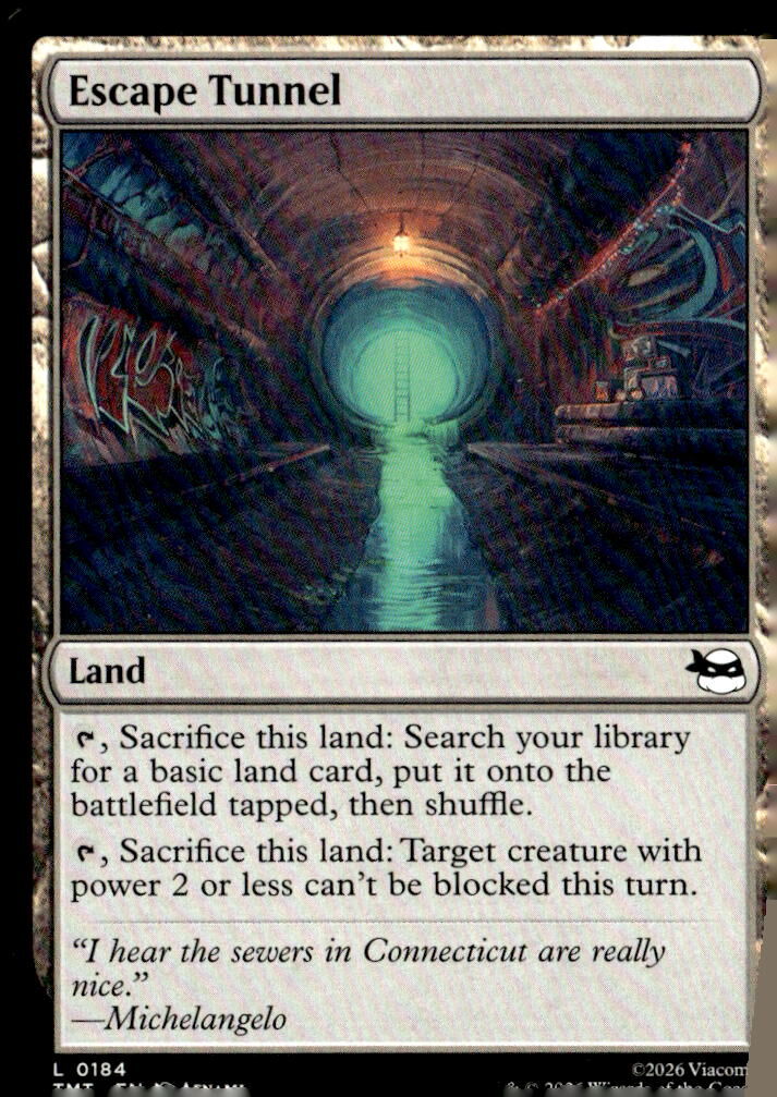 Teenage Mutant Ninja Turtles #184 Escape Tunnel