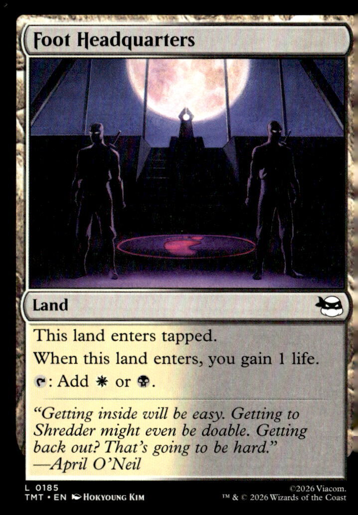 Teenage Mutant Ninja Turtles #185 Foot Headquarters